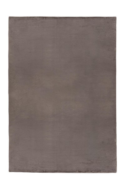 Kurzflor Teppich Plushique Stone Uni 160 x 230 cm