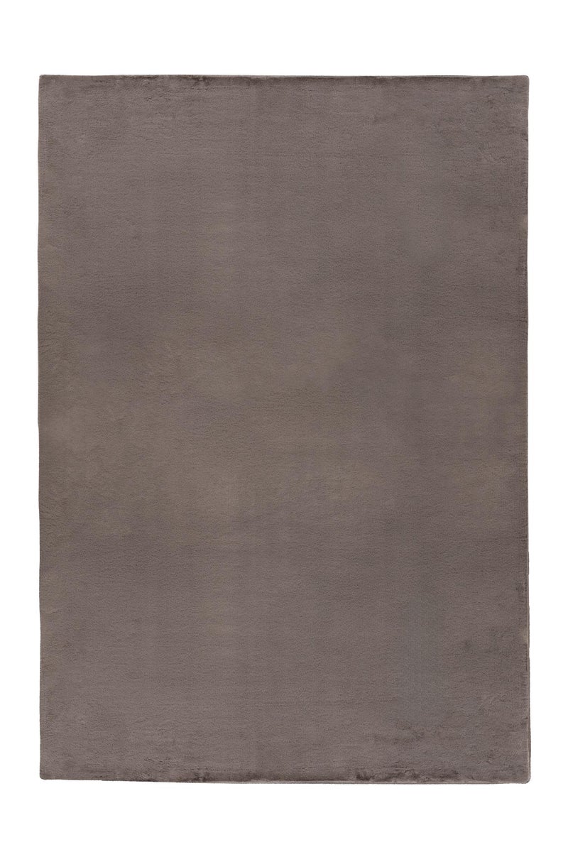 Kurzflor Teppich Plushique Stone Uni 200 x 300 cm