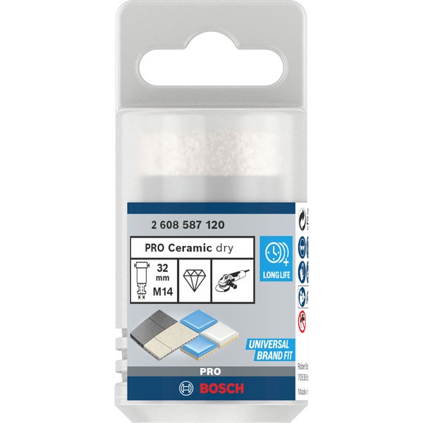 Bosch PRO Core Cutter dry 32 x 35 x 22,23 mm - 2608587120