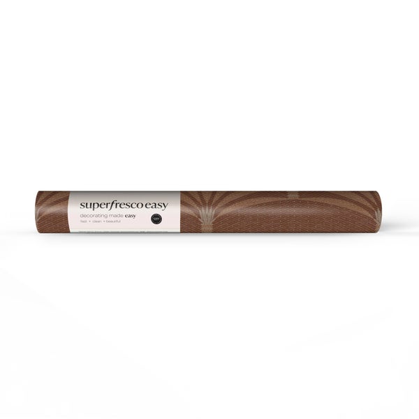 Rolle Superfresco Easy Vliestapete mit fächerartigem Blattmuster.