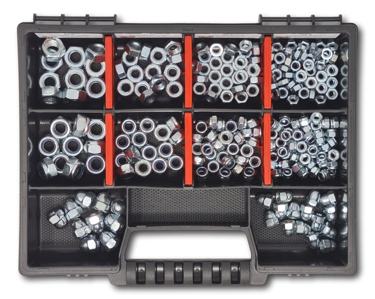 Muttern Sortiment M4-M5-M6-M8 235 tlg. Schraubenbox