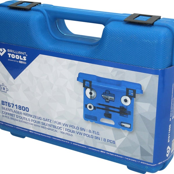 Brilliant Tools Werkzeugsatz zur Lagerung im blauen Koffer