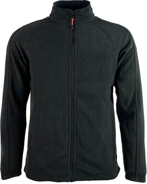 Fleecejacke mit durchgehendem Reißverschluss