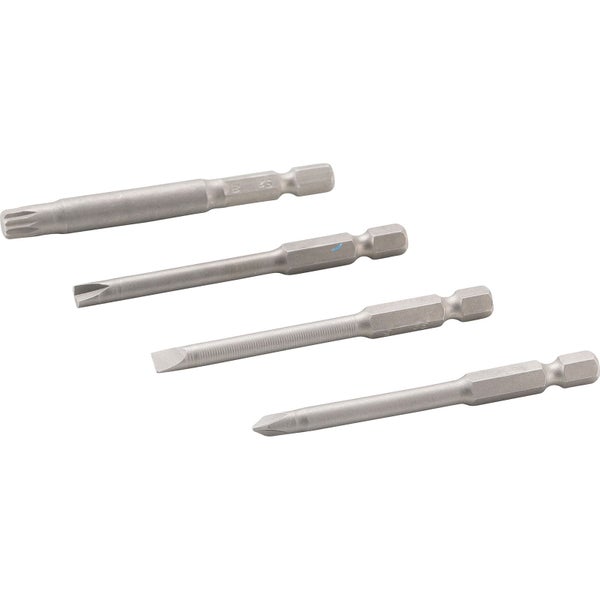 Satz Schrauberbits mit Torx-, Schlitz- und Kreuzschlitz-Profilen