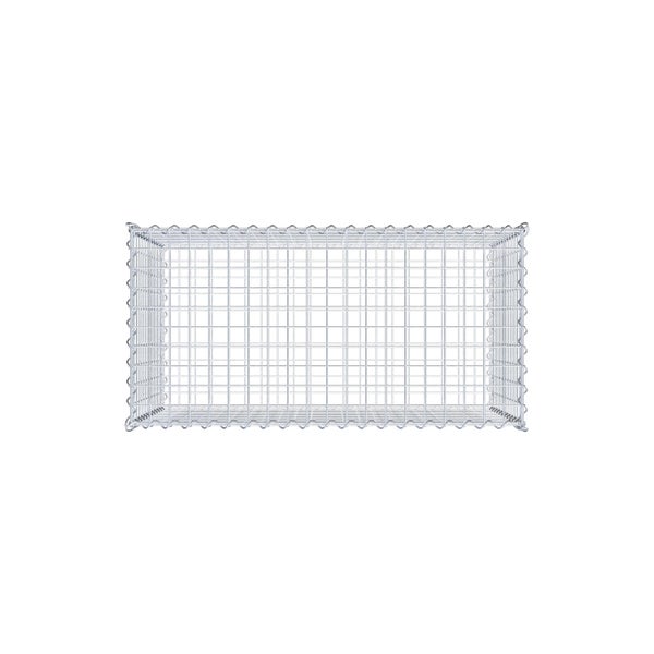 Gabione 100 cm x 60 cm x 50 cm (L x H x T), Maschenweite 5 cm x 5 cm, Spirale