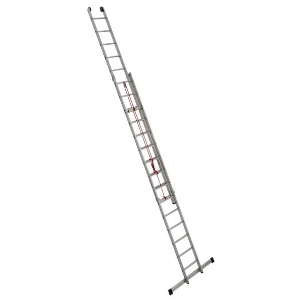 Aluminium Schiebeleiter mit Seilzug