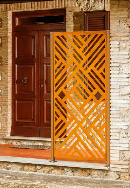 Sichtschutzwand ELEO Adda 60 x 158 cm - Cortenstahl rost