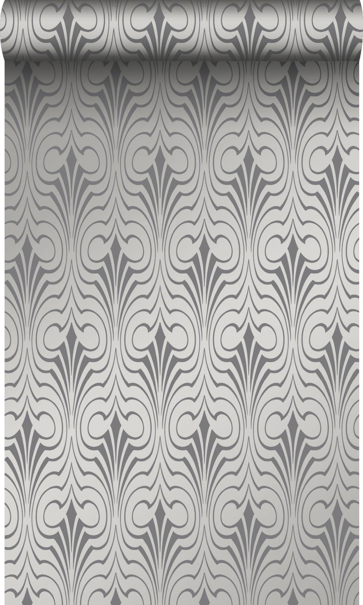 Origin Wallcoverings Tapete grafische Form Taupe - 53 cm x 10,05 m - 345918