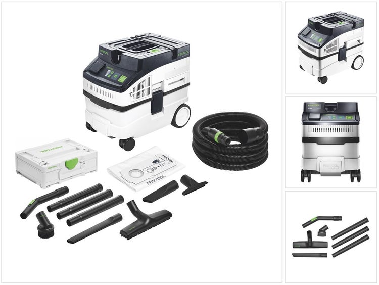 Festool CT 15 E CLEANTEC Absaugmobil 15 l ( 577410 ) + Festool RS-ST D 27/36-Plus ( 577257 ) Standart Reinigungsset
