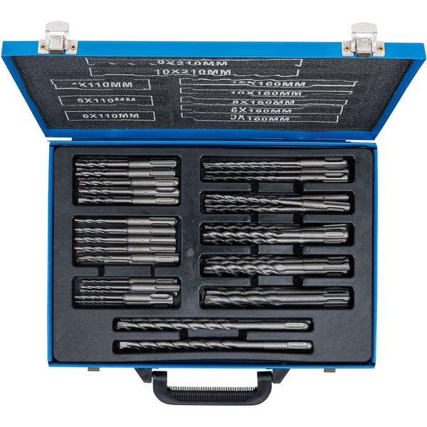 BGS Hammer-Bohrer-Satz SDS-Schaft Hartmetallspitze 4 - 12 mm 56tlg. - 7894