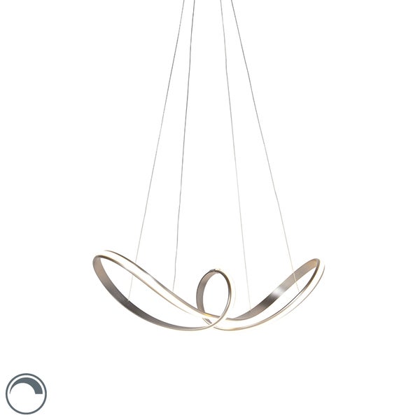 Design Pendelleuchte Stahl dimmbar inkl. LED - Viola Due