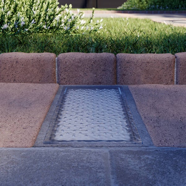 Gabionen Hochbeet mit Steinfüllung