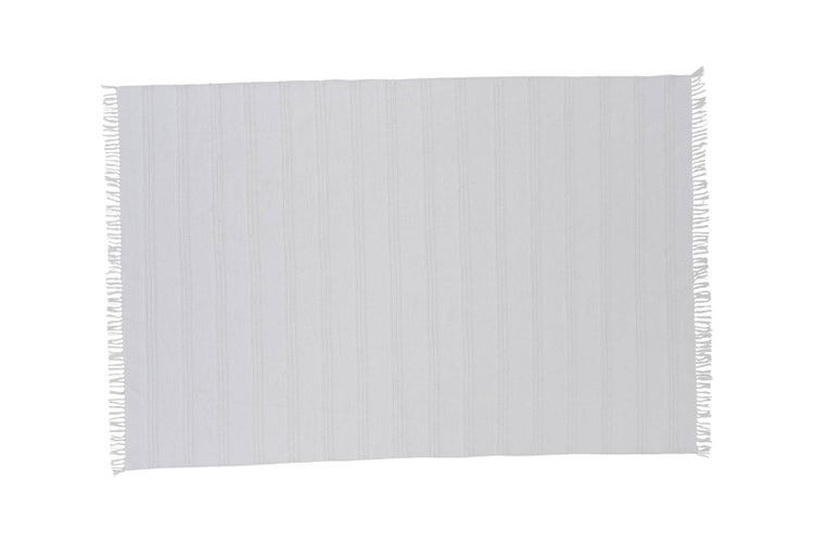 Nico Teppich 230x160 cm Baumwolle offwhite. 160 X 230 X 1 cm