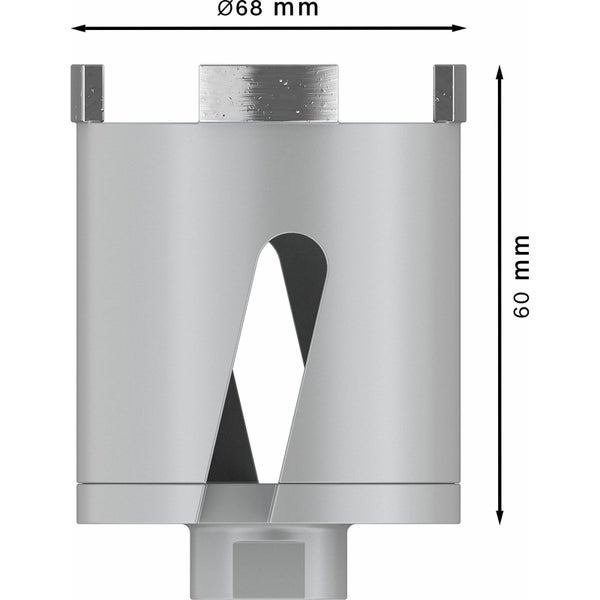 PRO Steckdosenschneider trocken mit 68 Millimeter Durchmesser