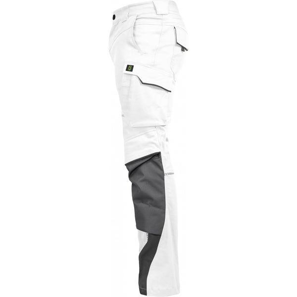Leibwächter Arbeitshose Bundhose lang, weiß/grau Gr. 50 Herren