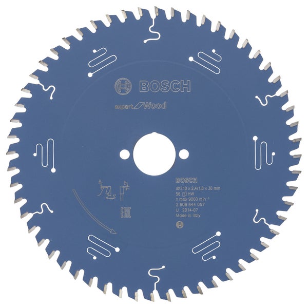Bosch Kreissägeblatt Expert for Wood für Handkreissägen 210 x 30 x 2,4 mm 56 - 2608644057