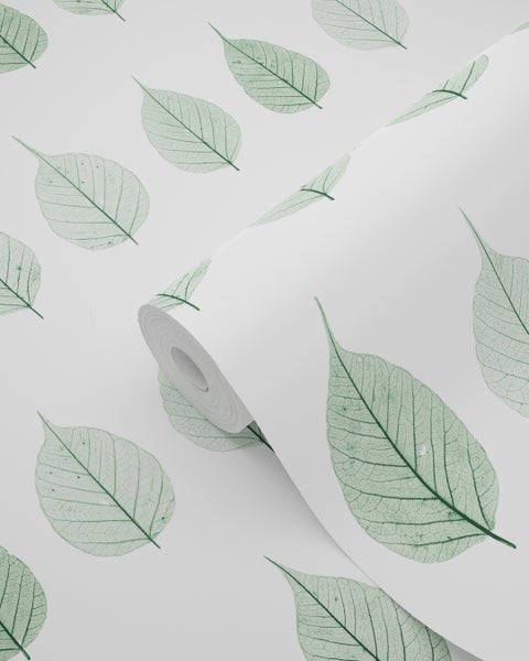 Tapetenrolle mit Blättermuster