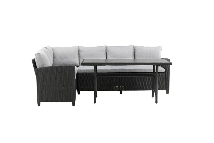 Brentwood Loungeset 2 Teile grau,schwarz. 1 X 1 X 1 cm
