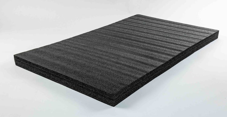 TYGR-Multilayer Schaumstoff schwarz 1000x600x50 |DIY-Werkzeugeinlage für Werkzeug, Kamera & Co