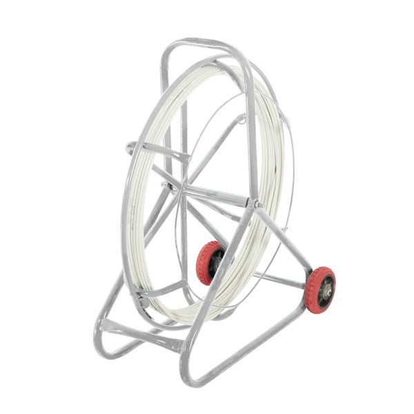 Kabel Einziehgerät auf fahrbarer Trommel für Installationsarbeiten