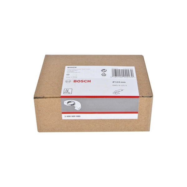 Bosch Verpackung für Winkelschleifer mit 115 Millimeter Durchmesser