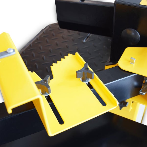 BAMATO Holzspalter HO-8E mit 8 Tonnen Spaltkraft und Elektroantrieb für effizientes Holzspalten
