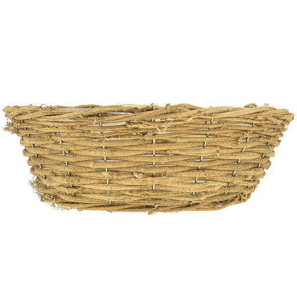 Pflanzkorb aus Rattan