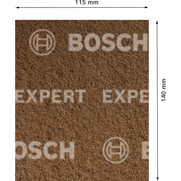 Bosch Logo Schleifvlies Expert, 115 mm x 140 mm