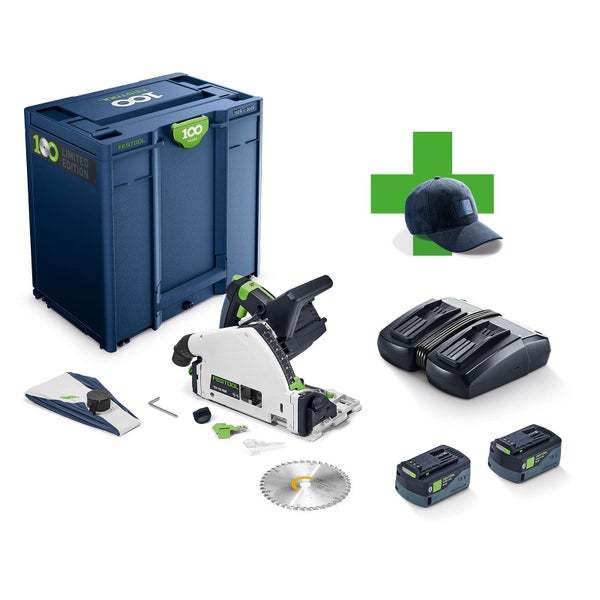 Festool Akku-Tauchsäge TSC 55 KEBI-Plus/XL100Y Limited Edition - 578226