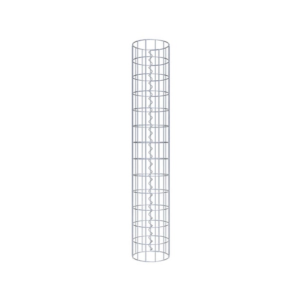 Gabionensäule Durchmesser 22 cm, MW 5 x 10 cm rund - Höhe: 1,30 m