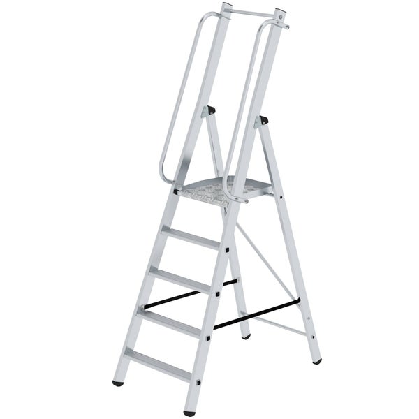 MUNK ML Bauleiter Aluminium-Stufenstehleiter 5 Stufen