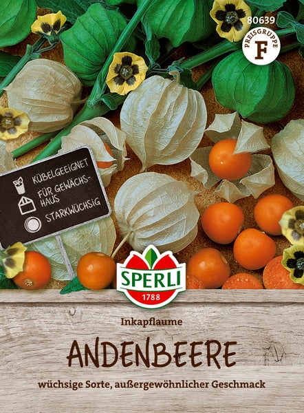Sperli Saatgut Inkapflaume Andenbeere für Gewächshaus und Kübel mit starkwüchsigen Eigenschaften.