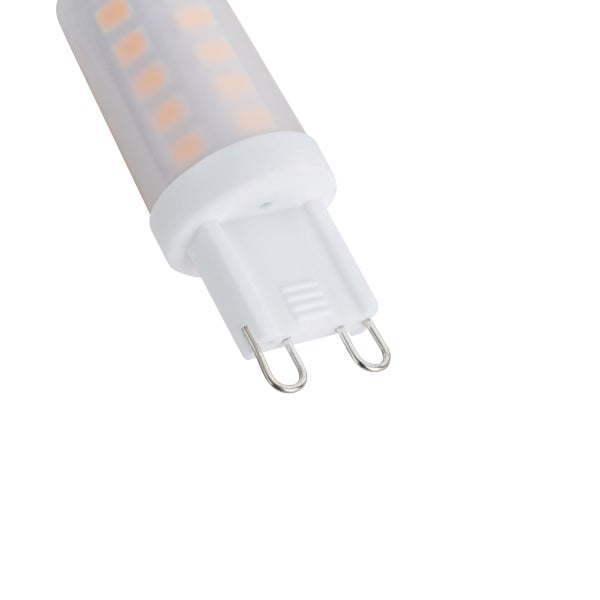2er Set dimmbarer G9 LED-Lampen Opal 3W 250lm 2200K