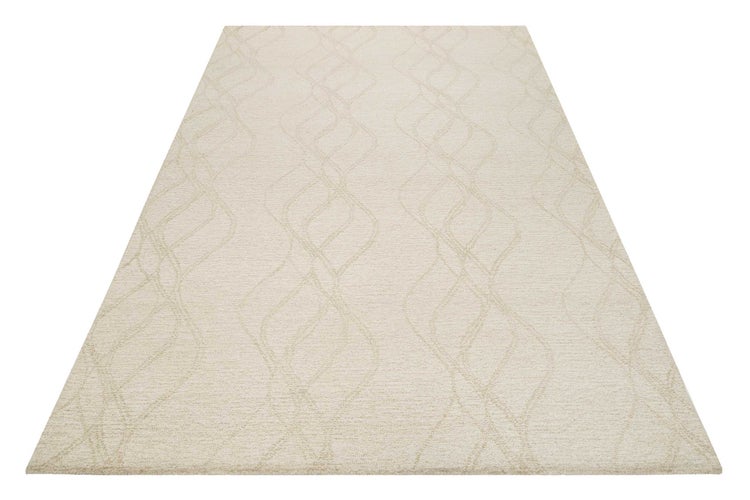 Teppich Creme Beige aus Naturfasern Hendrik WECONhome 200x300 cm