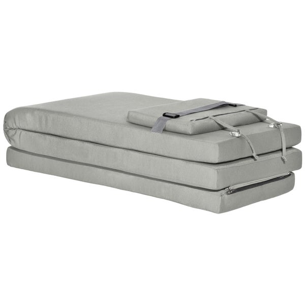 Beautissu Loftlux DC Deckchairauflage 175x45x5cm Hellgrau