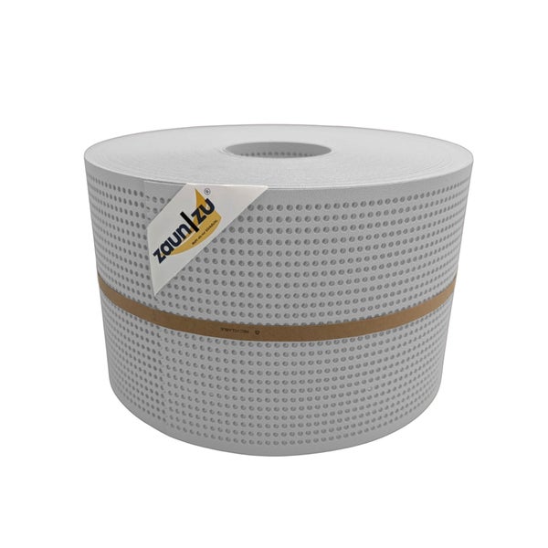 Zaunstreifenrolle aus Kunststoff mit Löchern