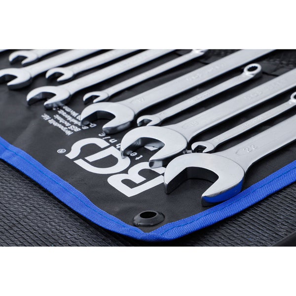 Maulschlüsselsatz in einer Tasche