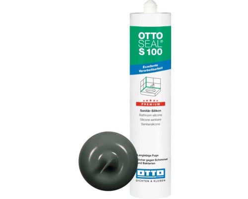 OTTOSEAL S 100 Sanitärsilikon C02 grau 300 ml