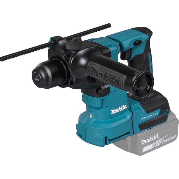 Makita DHR183RTWJ Akku-Kombihammer für SDS-PLUS 18V / 2x 5,0 Ah Akku + Ladegerät mit Staubabsaugung DX16 im MAKPAC