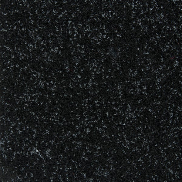 Teppichfliesen aus Nadelfilz selbstliegend Nadelvlies Teppich Fliesen in 50x50 cm ideal als Messeteppich Schatex Teppichbodenfliesen schwarz