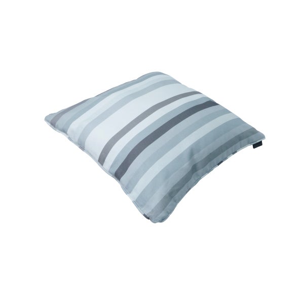 Dekokissen Righe grau - Ca. 50x50 cm - 4er-Set