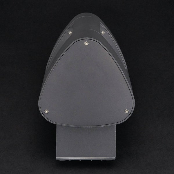 Lucande LED Wandleuchte außen Pirron (spritzwassergeschützt (Modern) in Schwarz aus Aluminium (90 flammig, ) - Außenwandleuchten Wandlampe Led Außenlampe Outdoor für