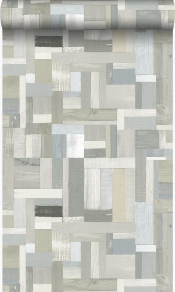 Origin Wallcoverings Tapete Altholz-Motiv Beige - 53 cm x 10.05 m - 337224