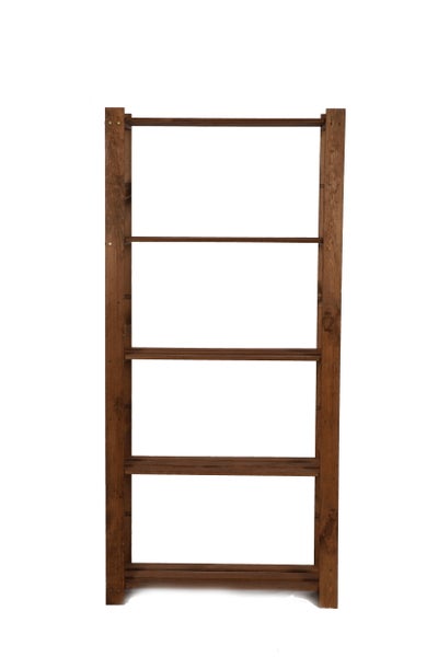 PROREGAL Holzregal Pinepeak HxBxT 170 x 80 x 28 cm 5 Fachboden 1,2 cm Dickes Kiefernholz Braun