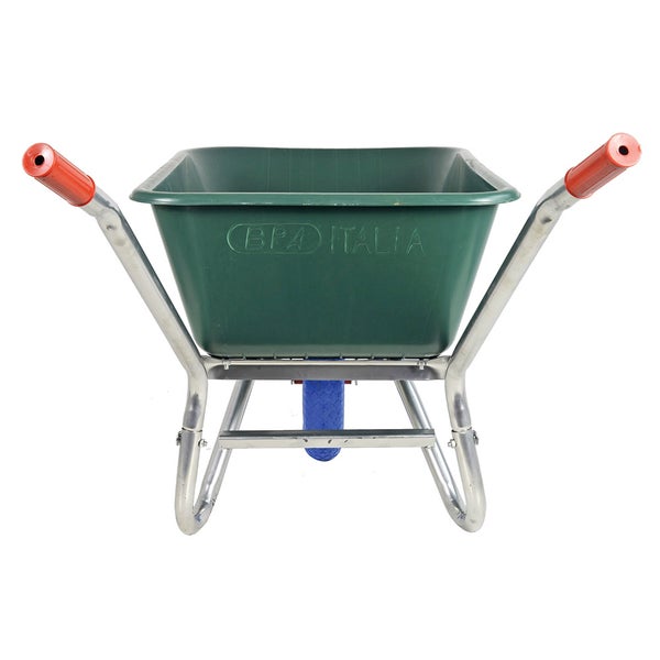 Garten- und Bauschubkarre BPA KITSPLZ2 mit Kunststoffmulde & PU-Rad – 100L, pannensicher, kugelgelagert