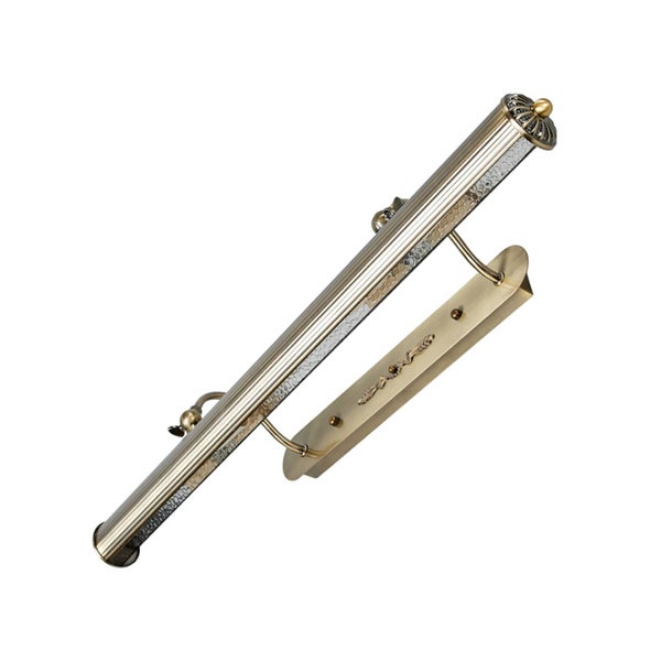 Bronzefarbene Bilderleuchte zur Wandmontage