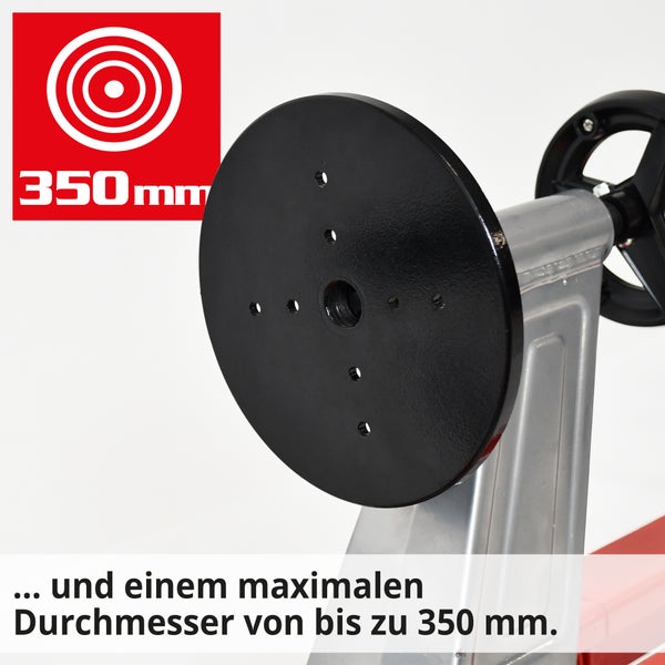 Drechselbank mit maximalem Durchmesser von 350 mm