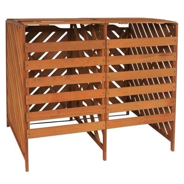 Holzregal für den Aussenbereich zur Aufbewahrung von Brennholz