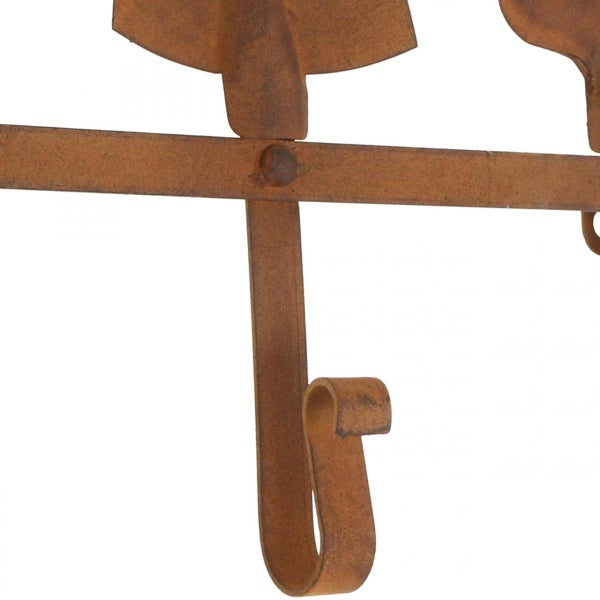 Kleiderhakenleiste aus Metall