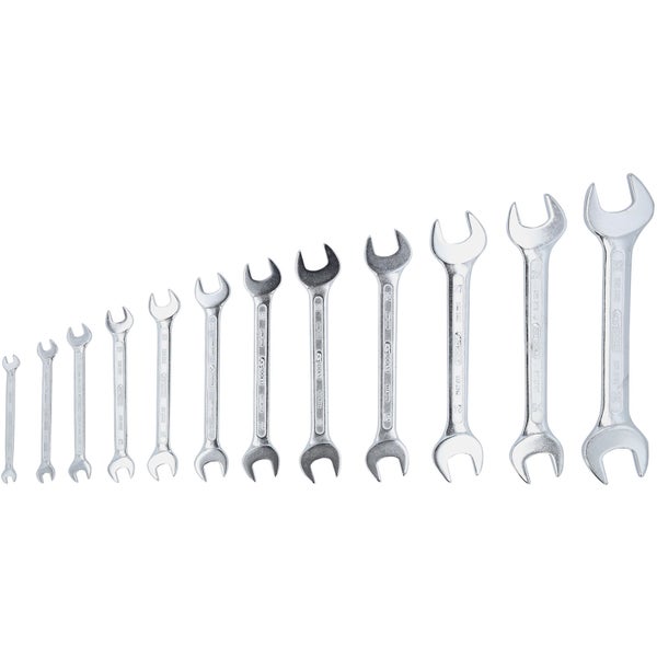KS TOOLS Doppel-Maulschlüssel-Satz 12tlg. 6 x 7 - 30 x 32 mm - 517.0125